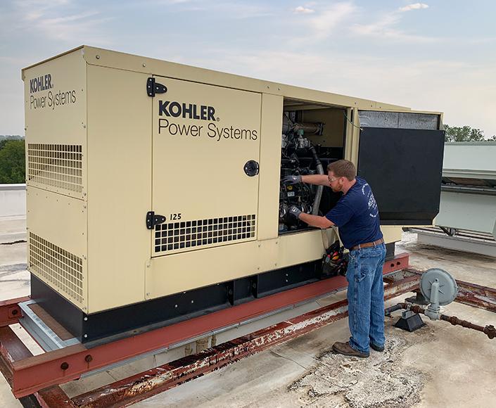 McElroy Electric is an Authorized Kohler Generator Dealer and a certified, factory-trained installer of industrial-quality Kohler Generators.