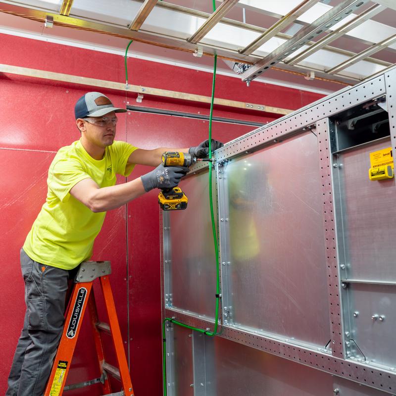 McElroy Electric installs and integrates electrical systems for manufactured E-Houses.