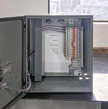 Long before the job site is ready for the control panel, McElroy Electric can pre-build the enclosure, back panel and doors of aluminum or stainless steel. – fully prepared for indoor use or weatherproofed for outdoors.